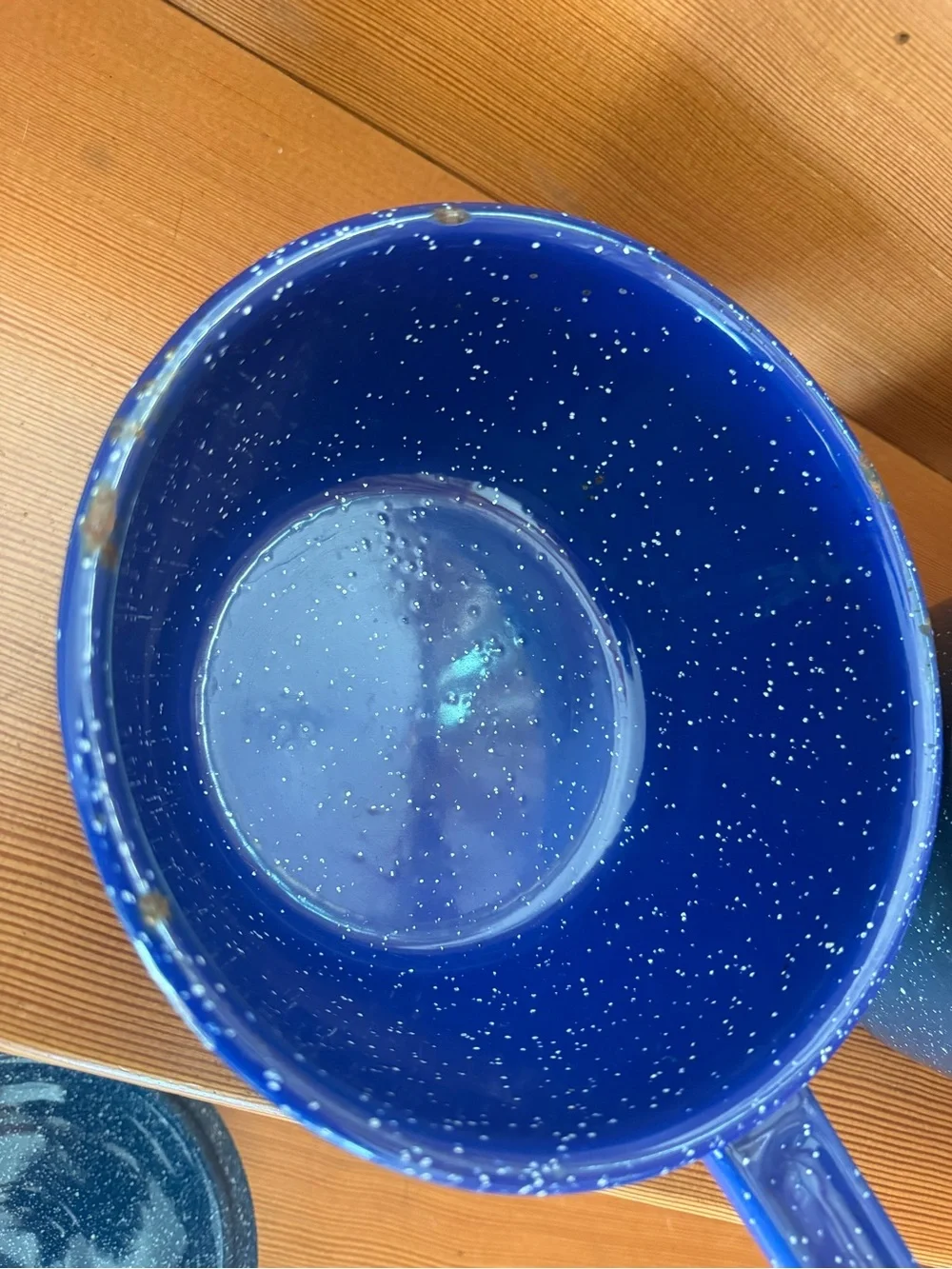 Blue Speckled Enamel Cookware - 3 Pieces